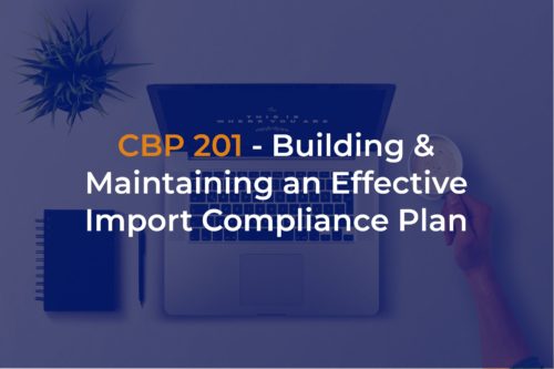 cbp 201 import compliance plan