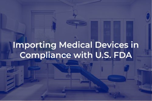 Importing Medical Devices