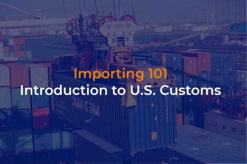 introduction to u.s. customs