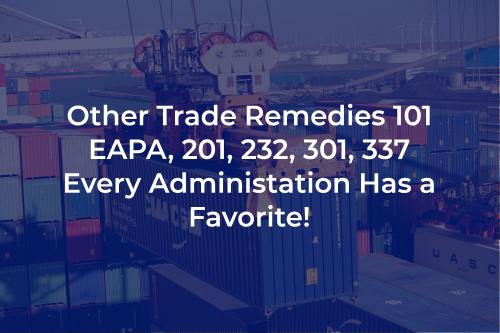 trade remedies