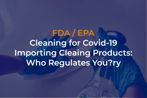 importing cleaning products