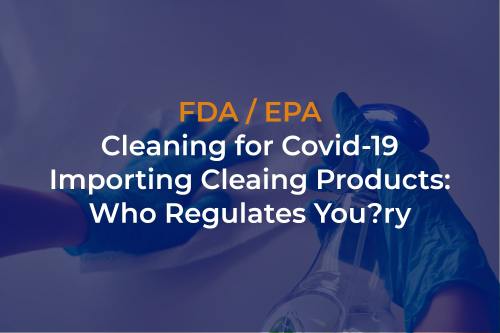 importing cleaning products