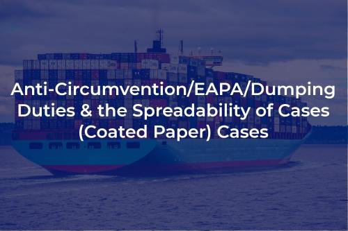 anti-circumvention eapa dumping duties