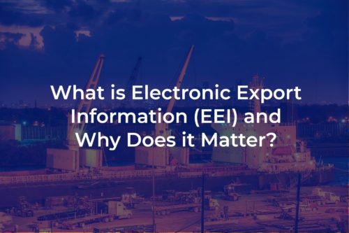 Electronic Export Information