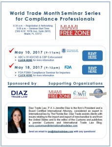 WORLD TRADE MONTH Seminar Series Flyer